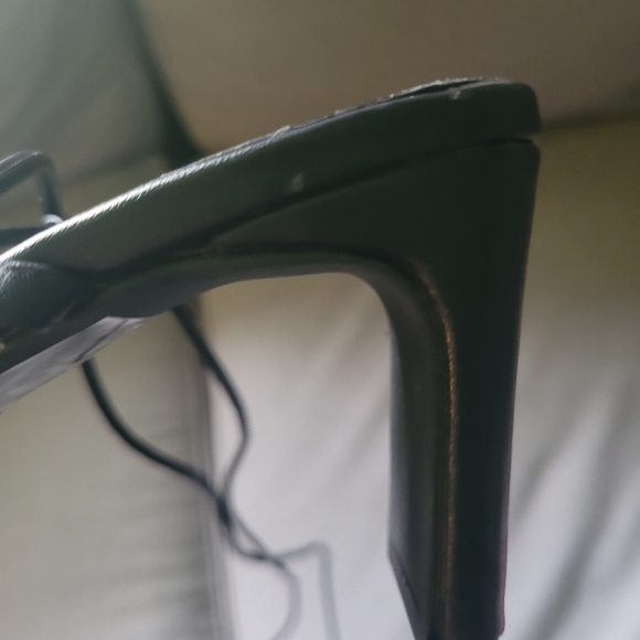 Nasty Gal The Thrill of the Lace-up Heels, VGUC, Size 4 UK/ 6 US - Picture 10 of 10